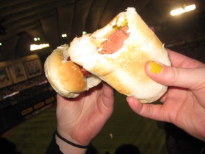 Half-a-hotdog