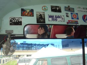 hz and stickers Stickers above the mirror!